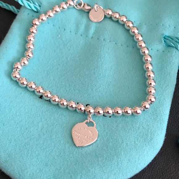 Tiffany & Co 💙 bead bracelet NW medium - Picture 4 of 11